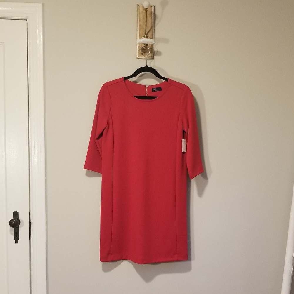 NEW Gap three quarter sleeve Shift Dress